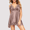 Women's lace suspender nightdress