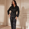 Women's Silk Jacquard Pajamas