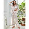 Long Sleeve Silk Pajama Set