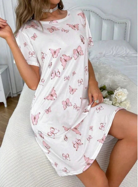 Loose Short Nightdress