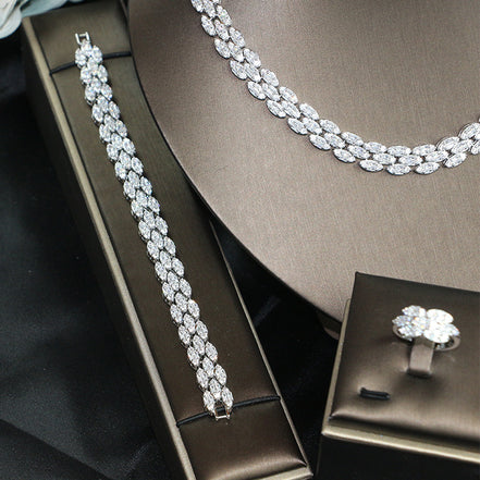 Four-piece Wedding Jewelry Set