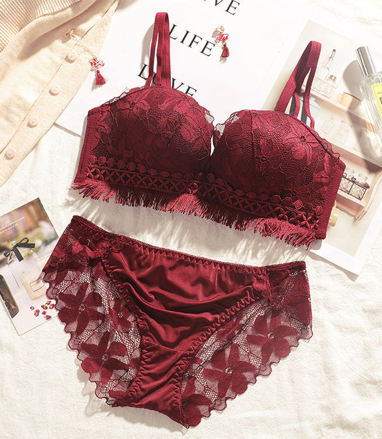 No steel ring Bra Set
