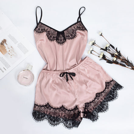 Satin two-piece set