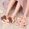 Cotton Flip Flops Plush Slippers