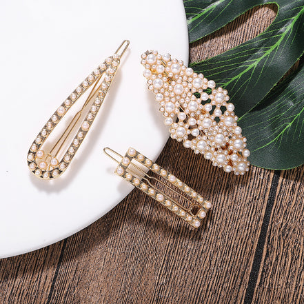 Fashionable Bride Pearl Hairpin