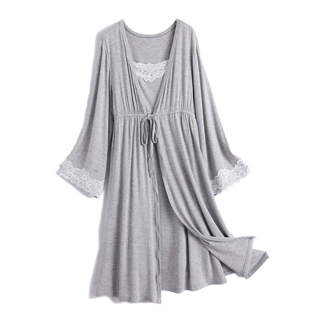 2-Piece Nursing Pregnant Woman Loungewear
