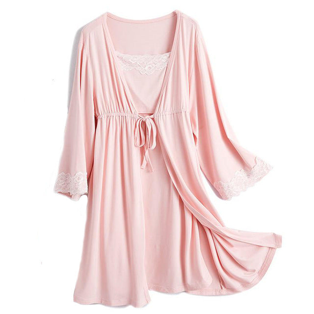 2-Piece Nursing Pregnant Woman Loungewear