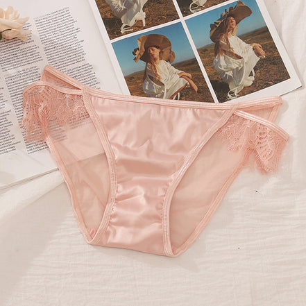 Lace Satin Women's Panties (1pc)