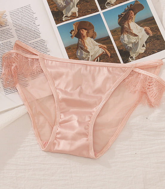 Lace Satin Women's Panties (1pc)