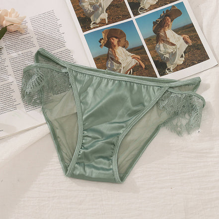 Lace Satin Women's Panties (1pc)