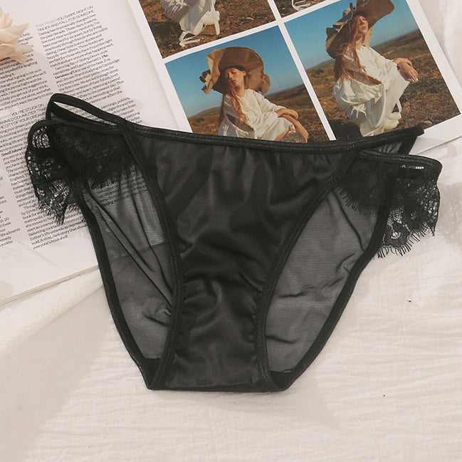 Lace Satin Women's Panties (1pc)