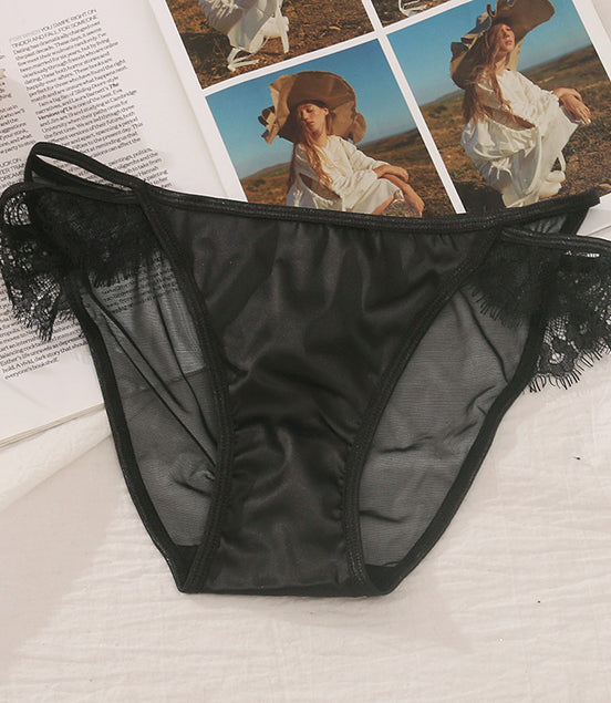 Lace Satin Women's Panties (1pc)