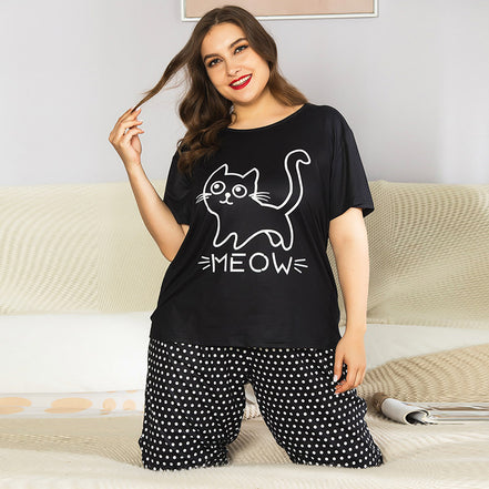 Cotton Short-Sleeved Loungewear