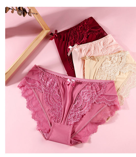 Lace Women's Panties Purified Cotton (1pc)