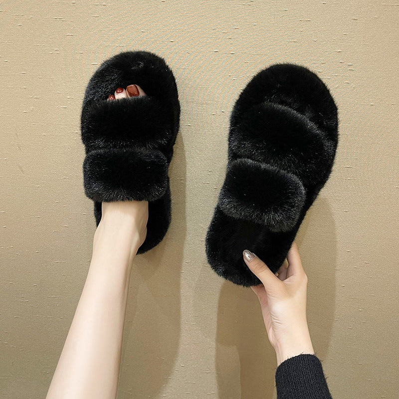 Fuzzy House Slippers