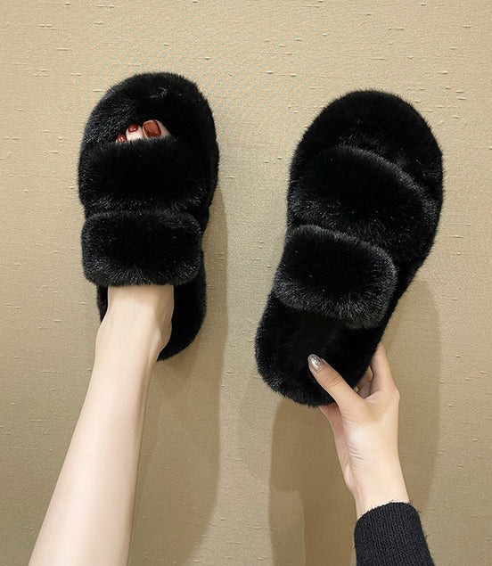 Fuzzy House Slippers