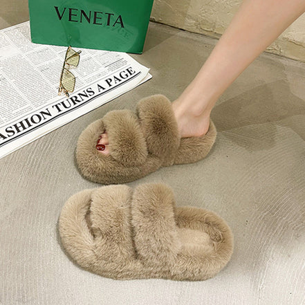 Fuzzy House Slippers