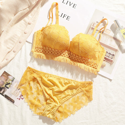 No steel ring Bra Set