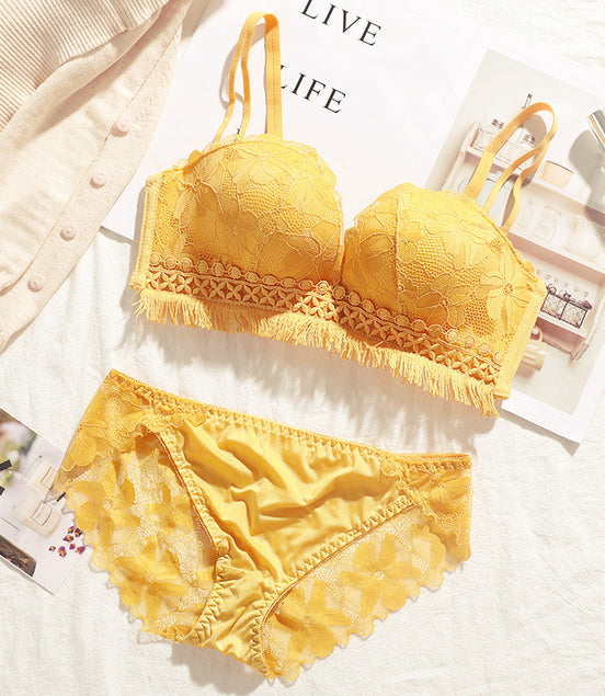 No steel ring Bra Set