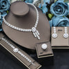 Bride Shiny Zircon Jewelry Set