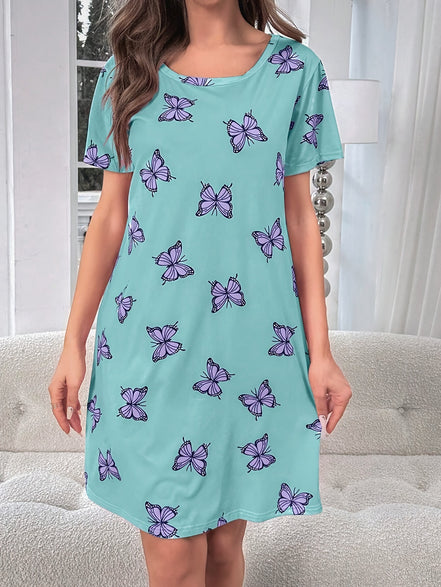 Loose Short Nightdress