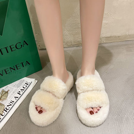Fuzzy House Slippers