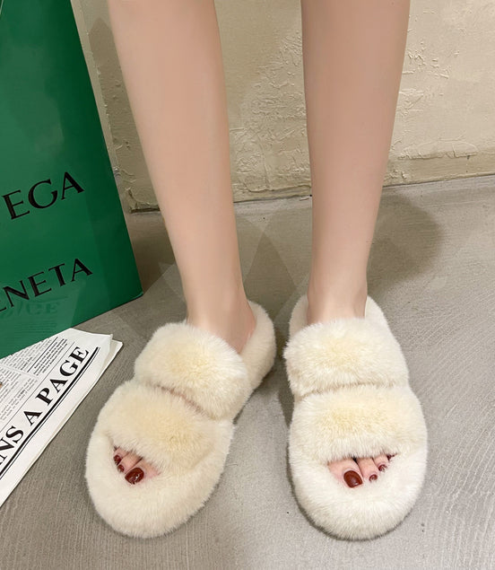 Fuzzy House Slippers