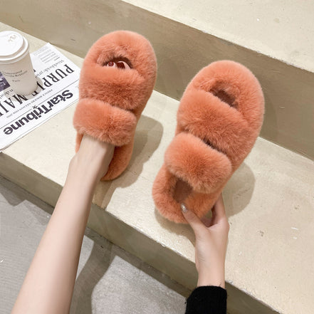 Fuzzy House Slippers