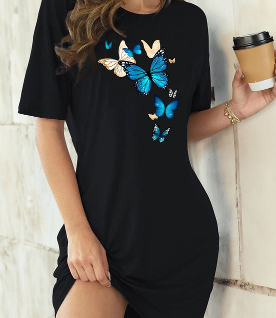 Loose Short Nightdress