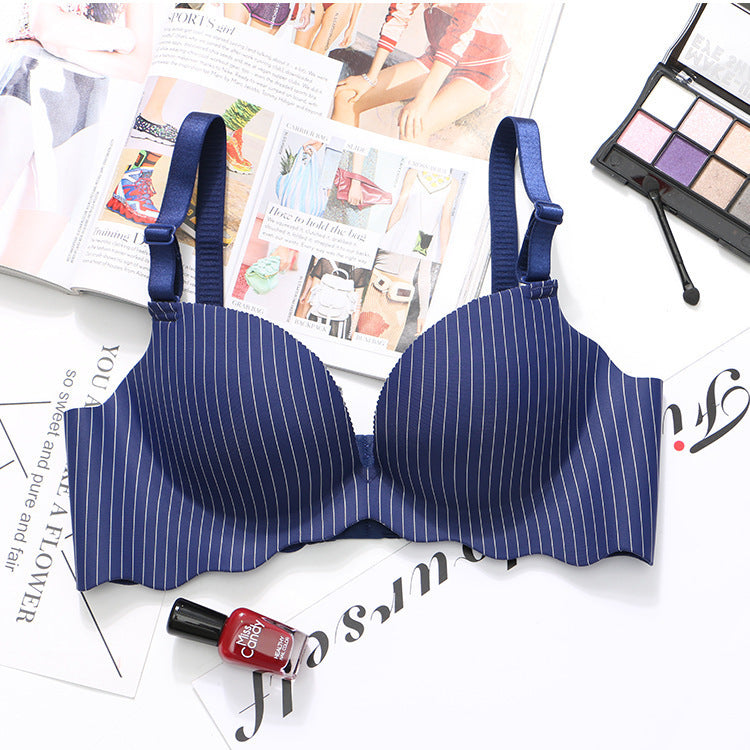 Underwire Bra Striped Waves