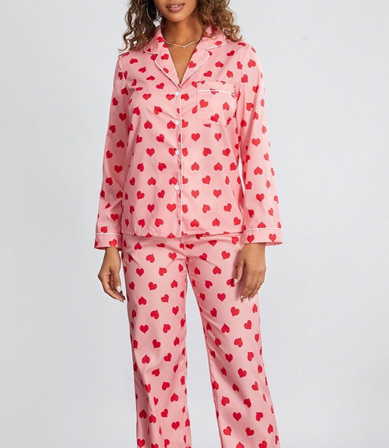 Heart Loungewear Suit