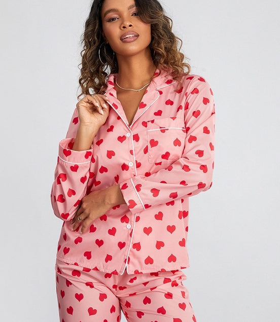 Heart Loungewear Suit