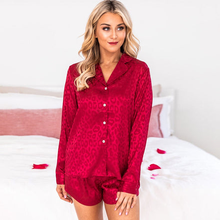 Long Sleeve Shorts Pajamas