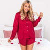 Long Sleeve Shorts Pajamas