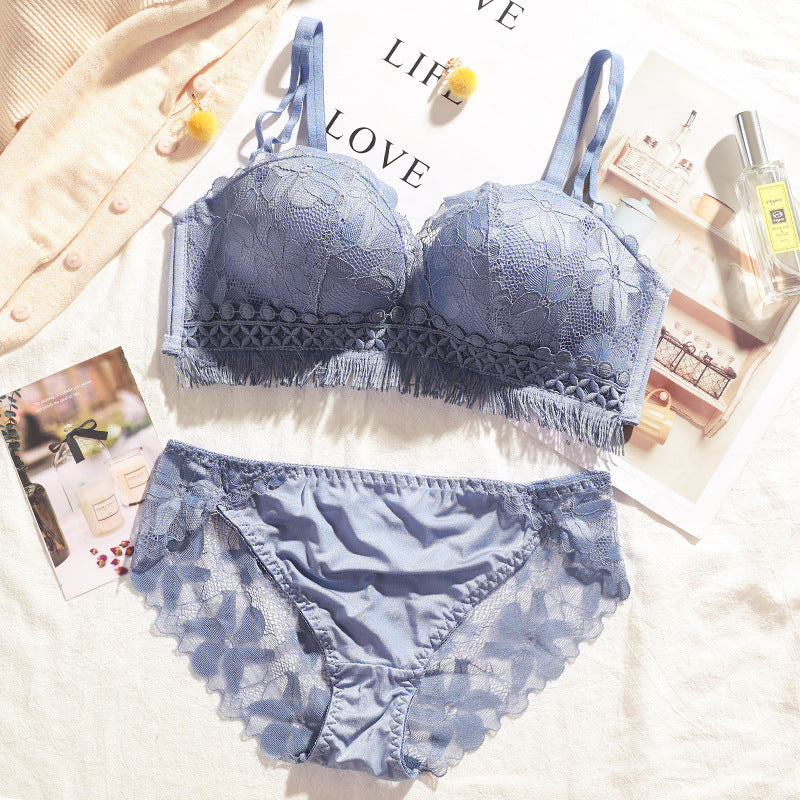 No steel ring Bra Set