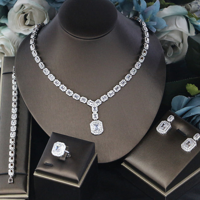 Wedding Jewelry Four-piece Set