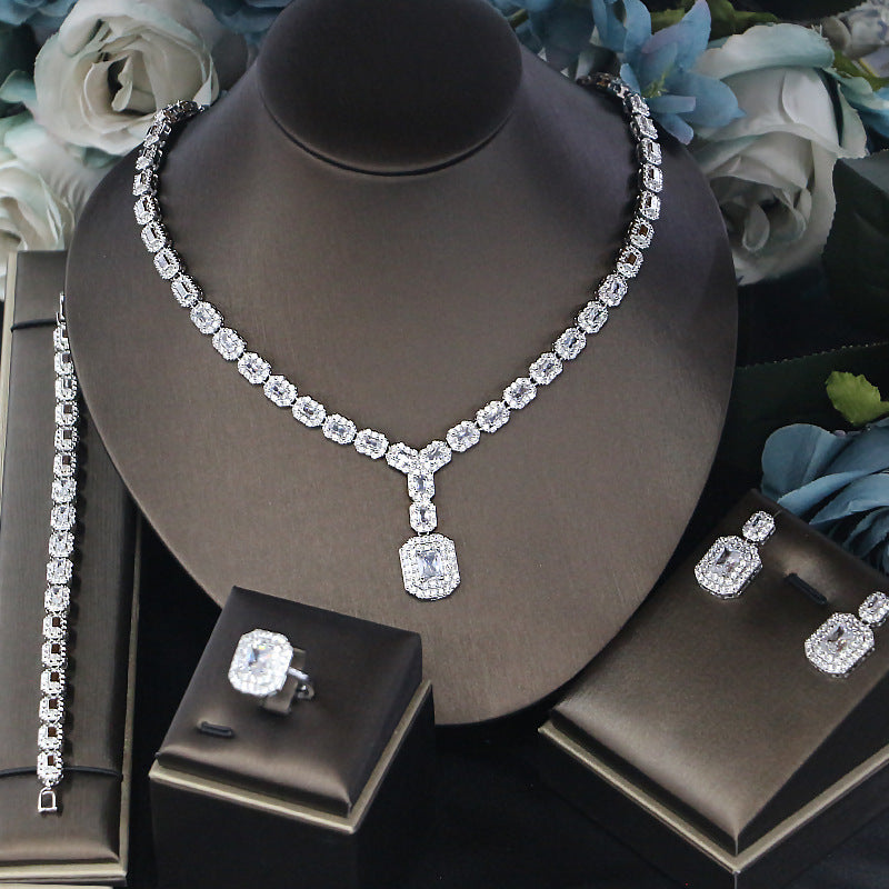 Wedding Jewelry Four-piece Set