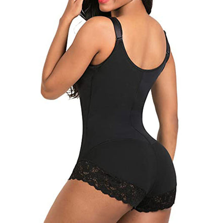 Hip Lifting Tights Body Shaping Zipper Shapewear