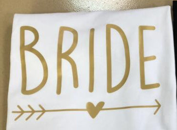 Gold Bride T-shirt
