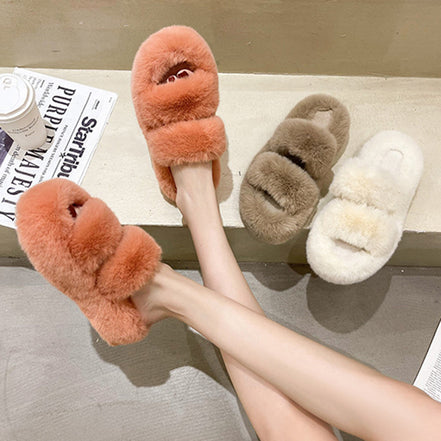 Fuzzy House Slippers