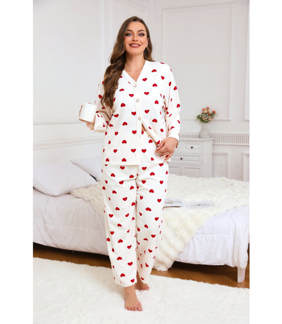 Heart Design Pajamas