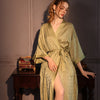 High-grade Satin Jacquard Nightgown