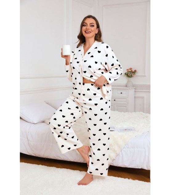 Heart Design Pajamas