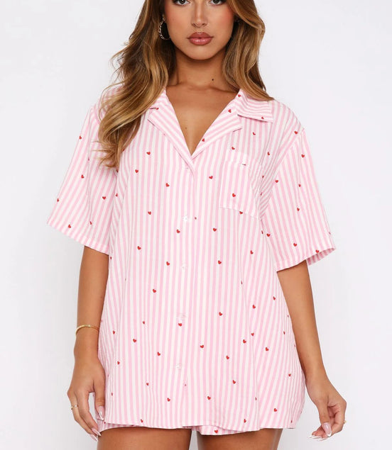 Love Shorts Pajamas