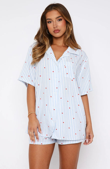 Love Shorts Pajamas