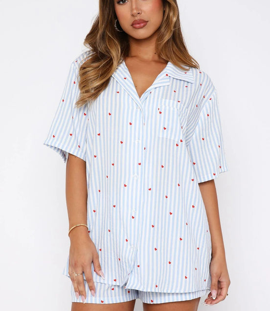 Love Shorts Pajamas