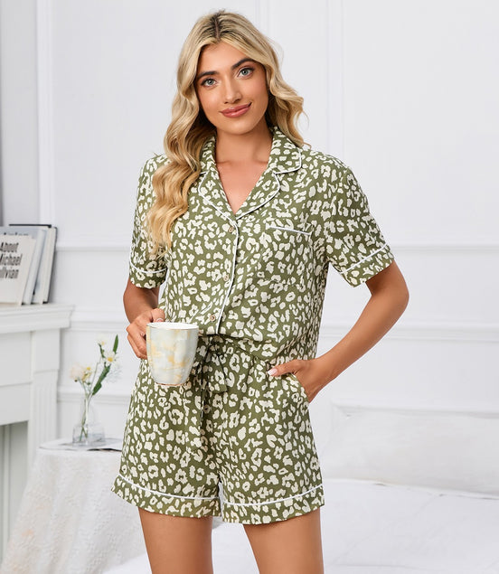 Polka Dot Print Pajama Set