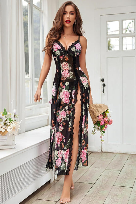 Sexy Lingerie Split Strap Dress