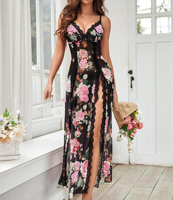 Sexy Lingerie Split Strap Dress
