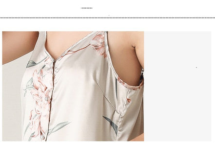 Silk Shorts Pajama Set
